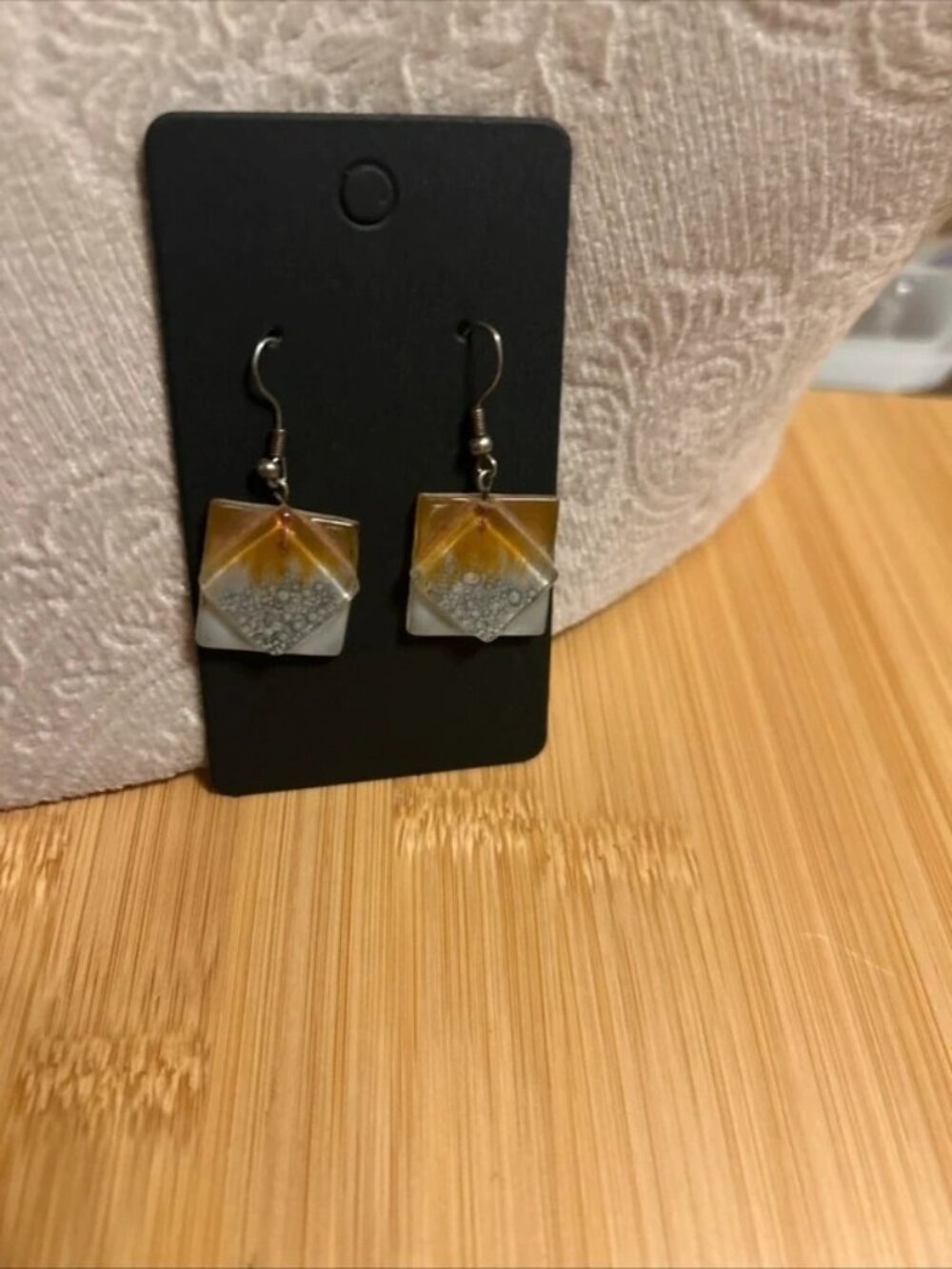 Pair of earrings hand made